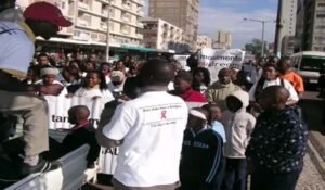 Marcha de Protesto pela Melhoria no Atendimento as Pessoas Vivendo com HIV/SIDA Liberada pelo DREAM e MATRAM